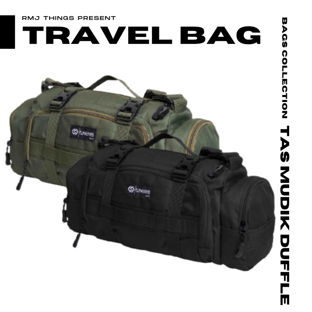 Tas Travel Duffle Traveling Gym Olahraga Slempang Outdoor Selempang Mudik Pulang Kampung Pakaian Baj
