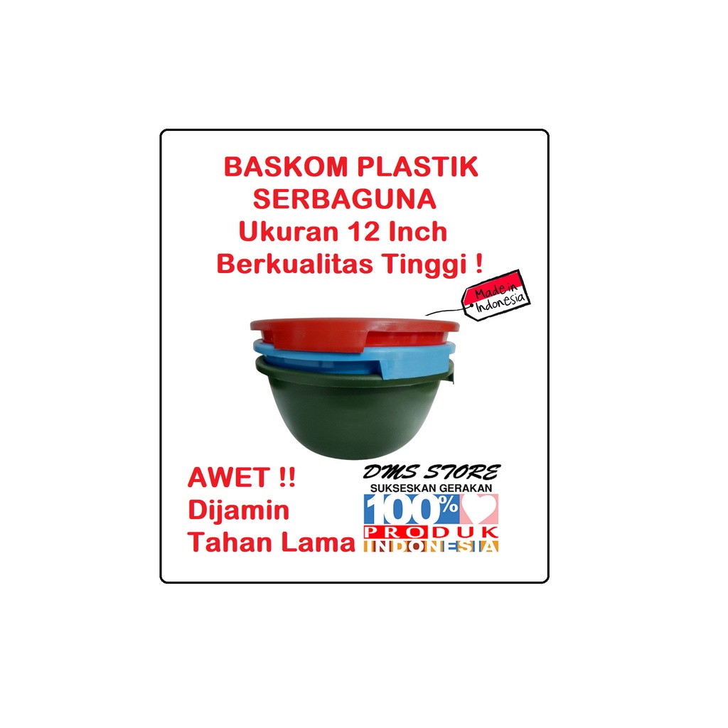 Jual Baskom 12 Inch Baskom Plastik Baskom Serbaguna Baskom Bulat Baskom
