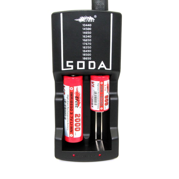 Efest SODA Universal Dual Slot Battery Charger