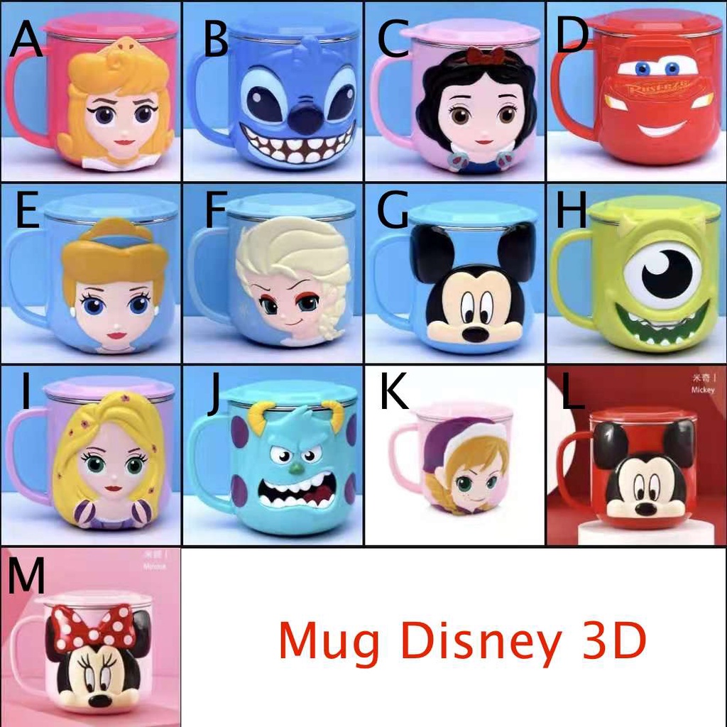 MUG DISNEY GELAS DISNEY IMPORT