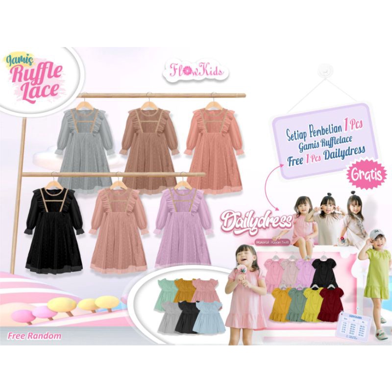 GAMIS ANAK GAMIS RUFFLE LACE