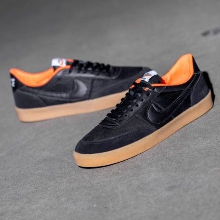 NIKE KILLSHOT X JCREW BLACK ORANGE SOL GUM ORIGINAL SNEAKERS PRIA