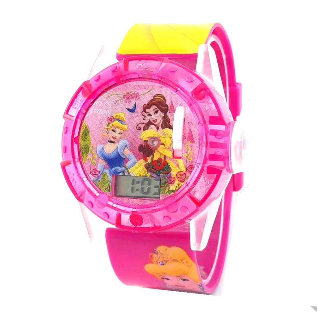 Jam tangan anak PRINCESS LED Proyektor GROSIR MURAH