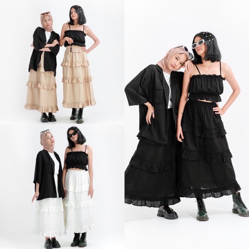 Cruella Skirt byneeth / by.neeth / skirt / cruella skirt / long skirt / rok / byneeth