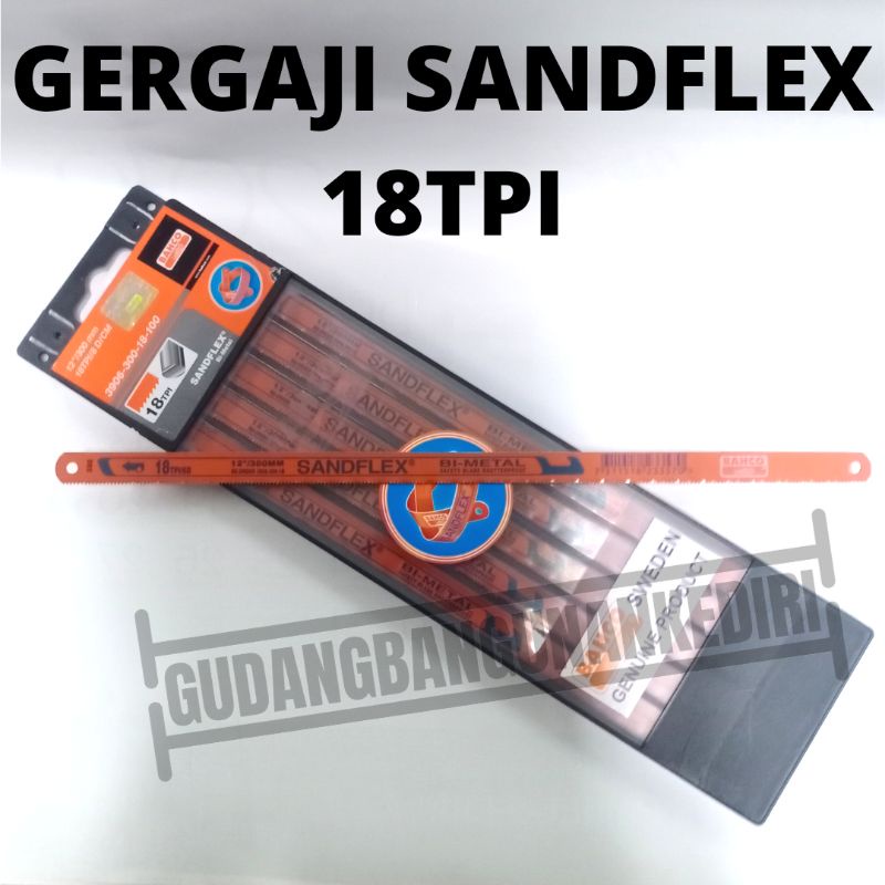 [ORIGINAL] mata gergaji sandflex 18TPI ASLI