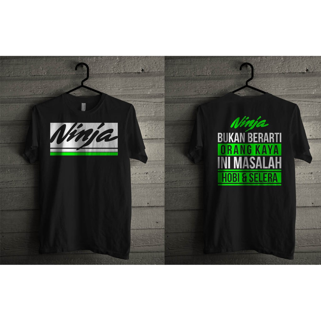 Kaos Kawasaki Ninja 250 Hobi Kami Shopee Indonesia