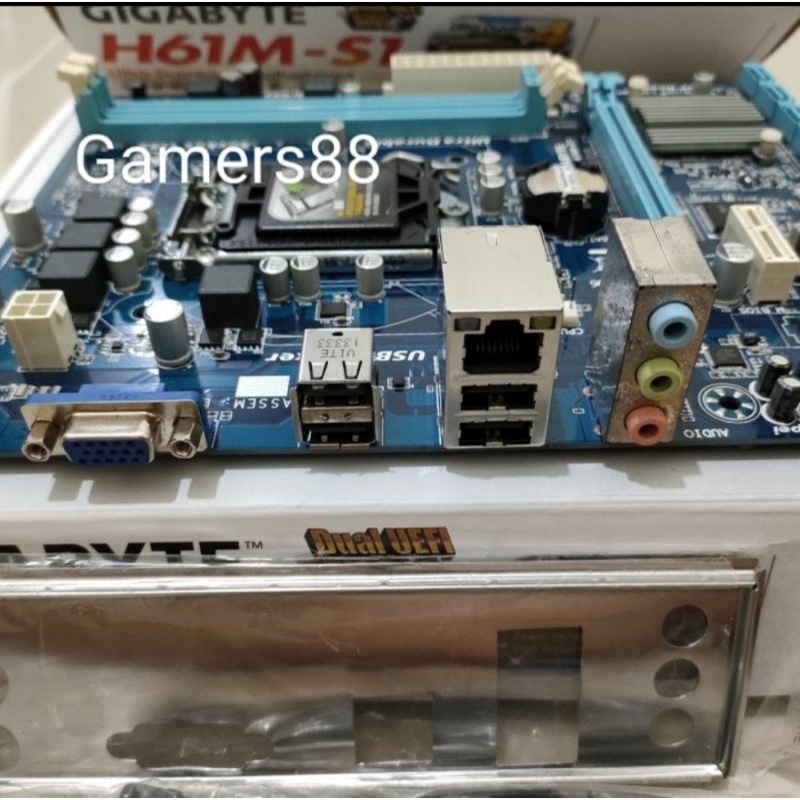 Motherboard Gigabyte H61M-S1 Mainboard Mobo Socket 1155