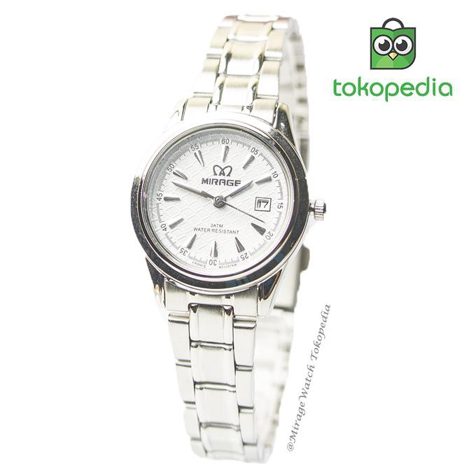TERBARU JAM TANGAN WANITA MIRAGE 7380L SILVER TERLARIS