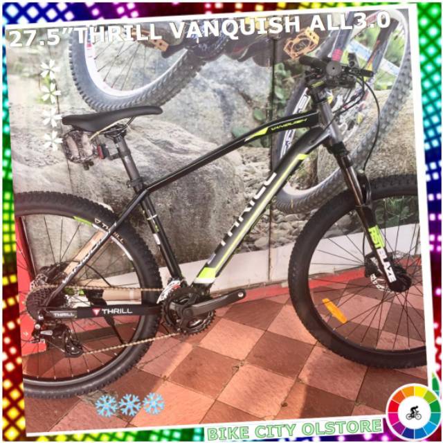 Sepeda gunung mtb 27,5 THRILL VANQUISH AL 3.0 24sp GRATIS ONGKIR JABODETABEK KOTA StelJadi