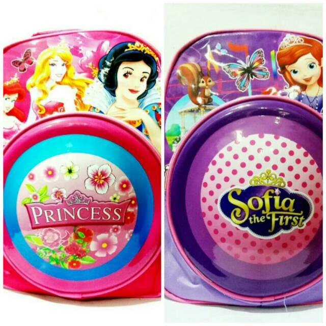 Tas Ransel anak perempuan sofia princess