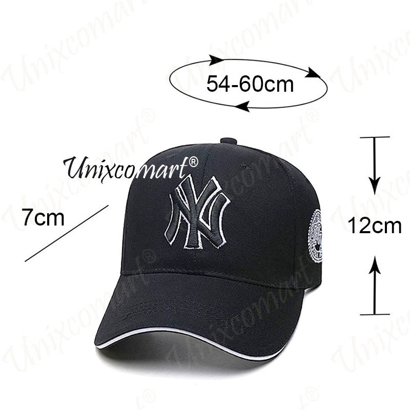 Topi Baseball NY MATTHEW Hat Cap New York Casual Sports Fashion Pria Wanita