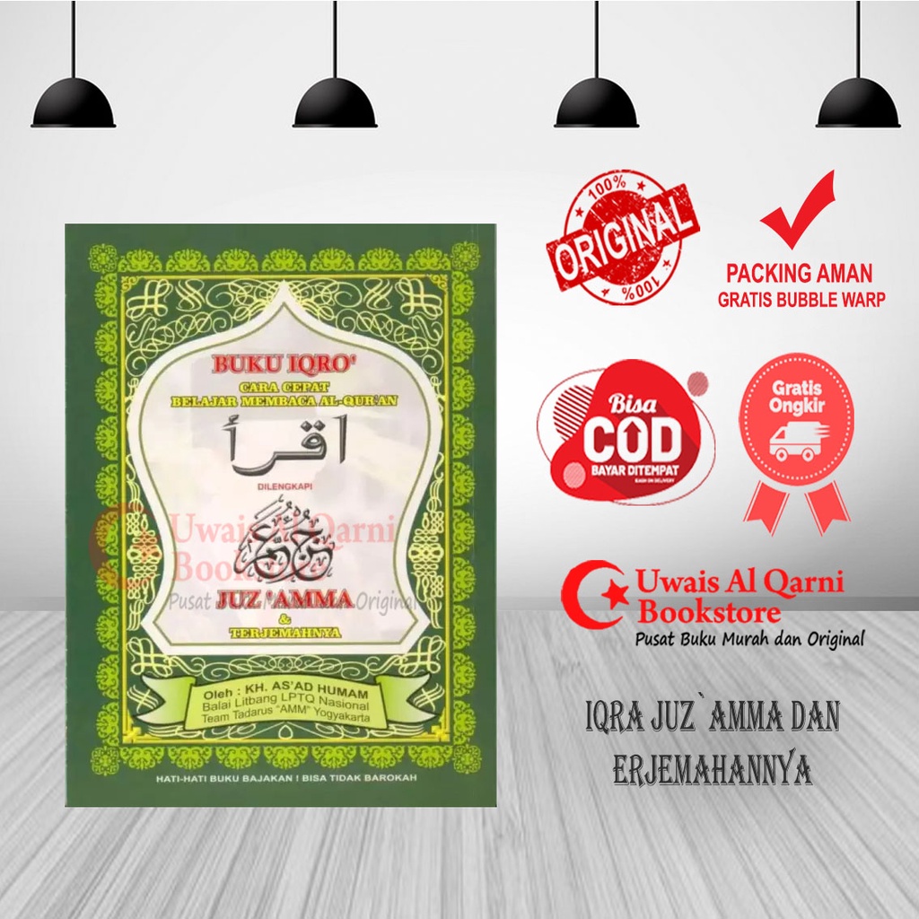 BUKU IQRA CARA CEPAT MENBACA AL-QURAN JUZ AMMA DAN TERJEMAHANYA KH. AS AD HUMAM