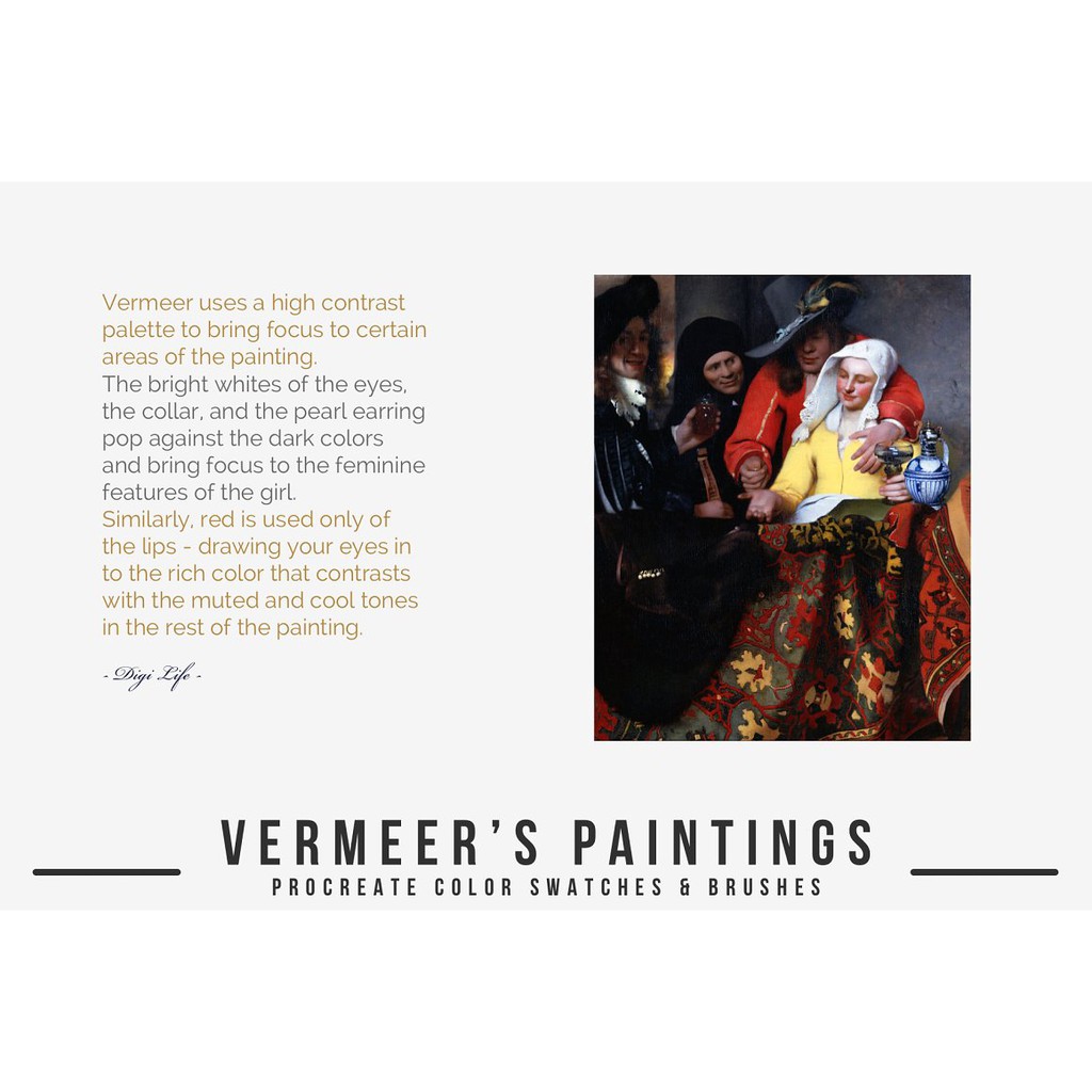 Procreate Brush - Vermeer's Art