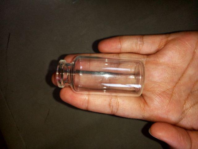 Botol Kaca 20ml Vial Tutup Plastik Kedap Udara