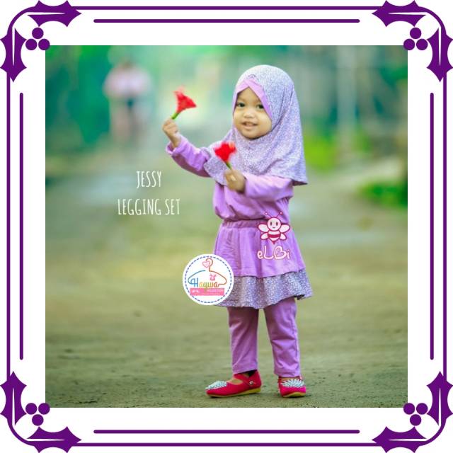 Fashion anak perempuan | setelan legging anak | Baju muslim anak surabaya