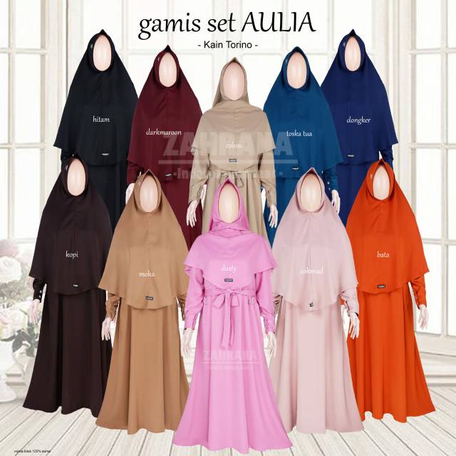 Gamis Zahrana set Aulia