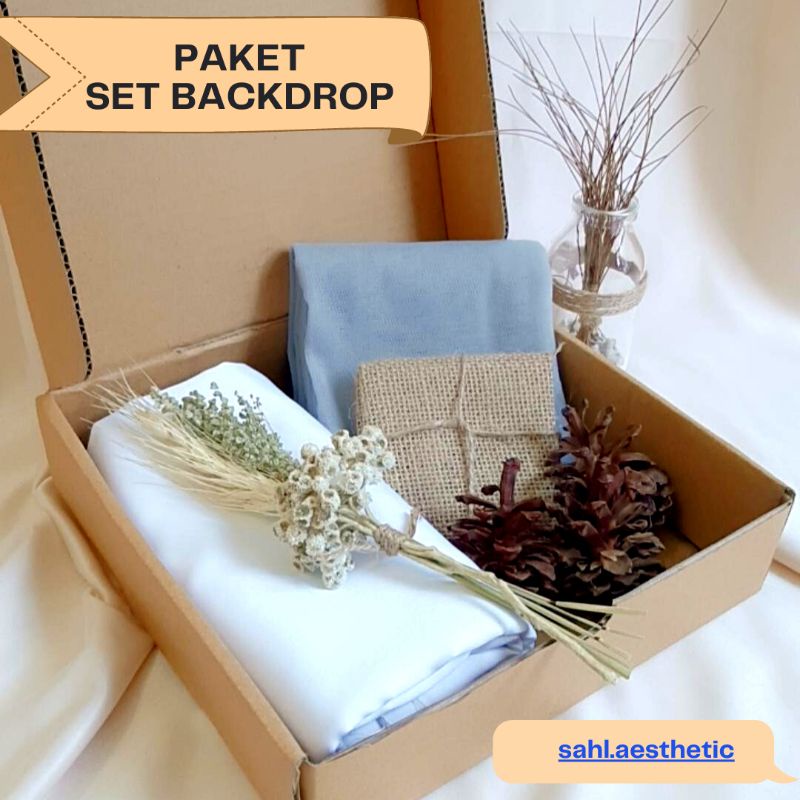 PHOTOSHOOT AESTHETIC KIT/ PHOTOGRAPHY STARTER KIT/PAKET PROPERTI FOTO/AESTHETIC MINI STUDIO