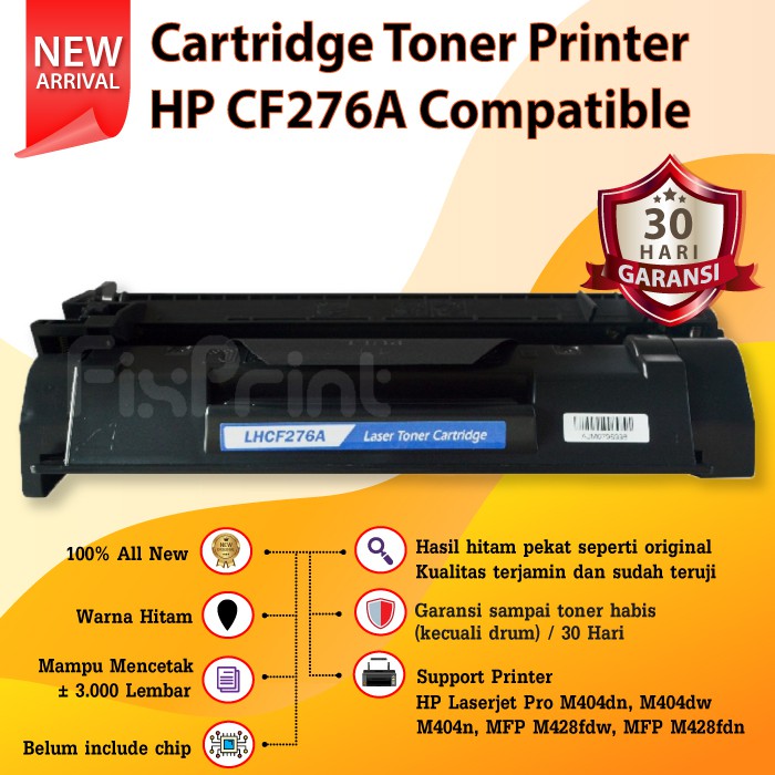 Toner Cartridge HP 76A CF276A M404 MFP M428 M-404 428