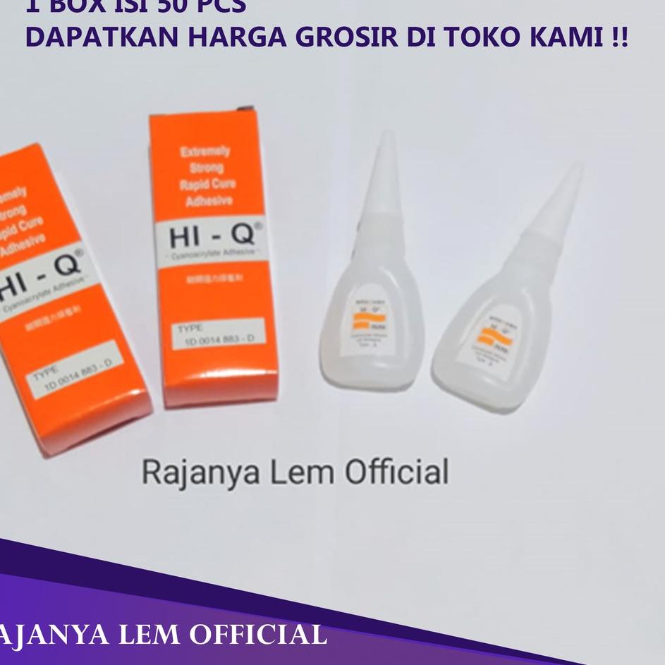 

Limited - lem tetes HI Q / lem serbaguna / lem korea hiq / super glue / superglue HI-Q /cyanoacrylate