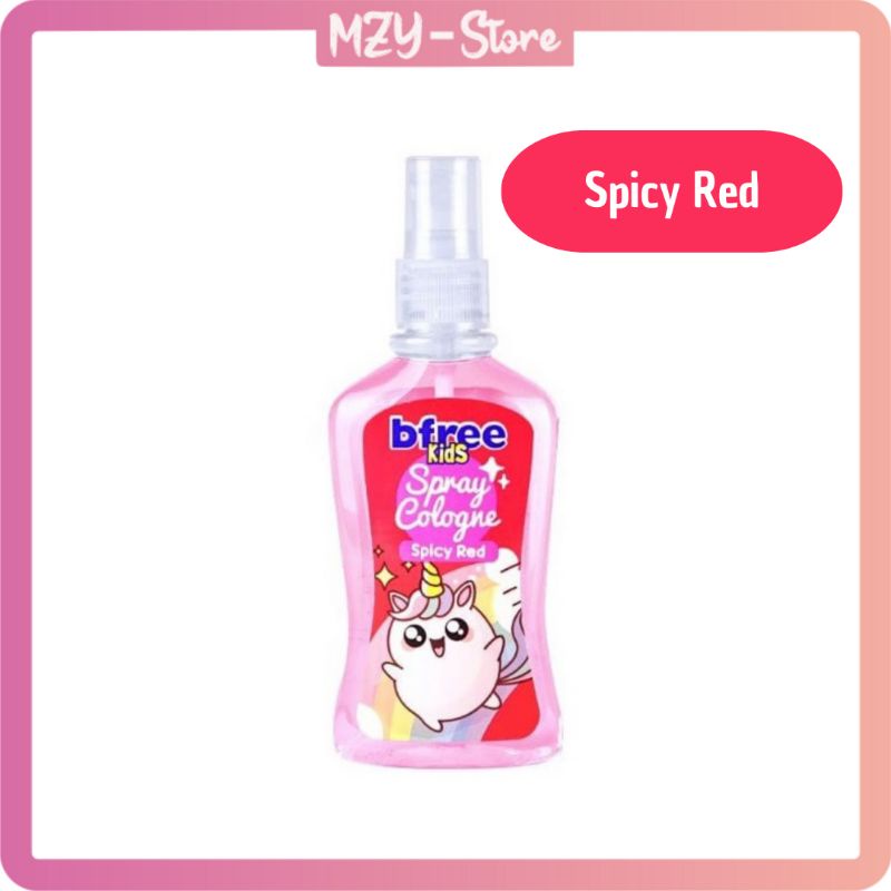 BFREE Kids Cologne Spray Parfum Anak BFREE Funny Purple BFREE Spicy Red BFREE Cool Green BFREE Fresh Orange Spray 100 mL