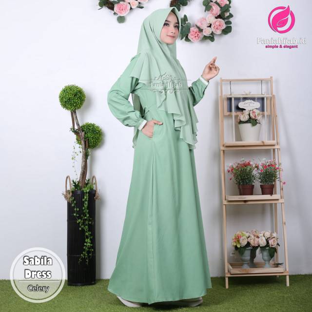 Sabila Dress by Fania Hijab / Gamis Toyobo