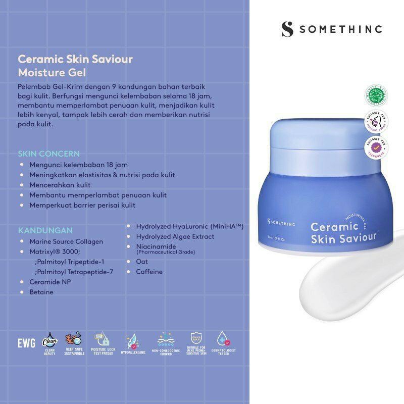 SOMETHINC CERAMIC Skin savior Moisturizer gel