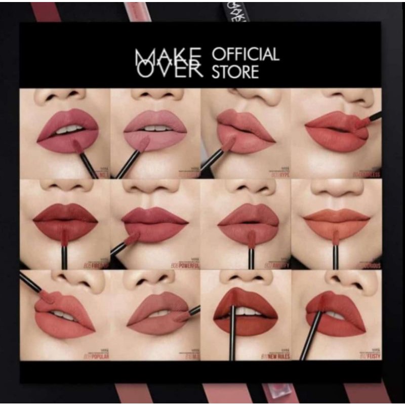 Makeover Transferproof Matte Lip Cream / Ready All Shade / B01 B02 B03 B04 B05 B06 B07 B08 B09 B10 B
