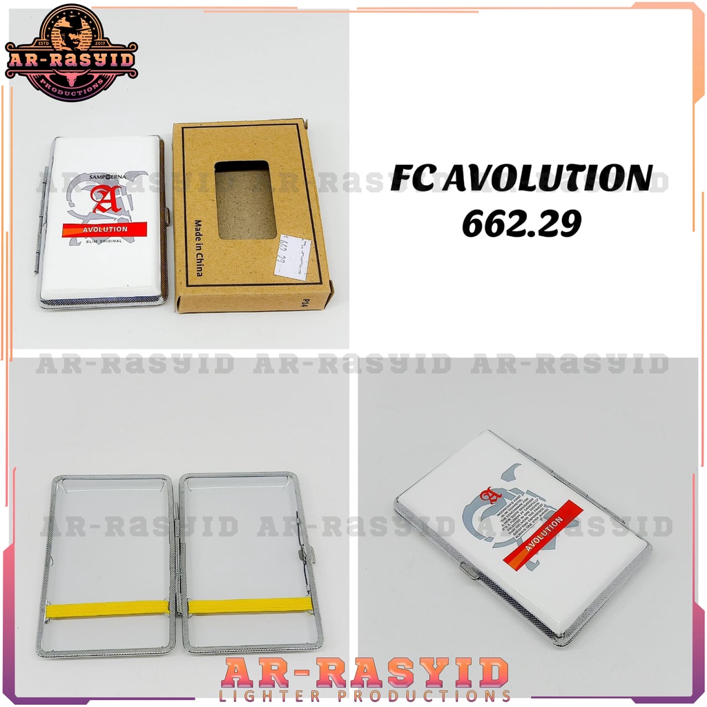 Tempat Kotak Rokok Kaleng Motif Avolution Mild 662-29