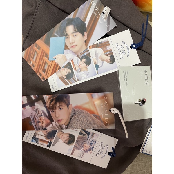 Bookmark 2PM Dear Hottest Junho dan wooyoung