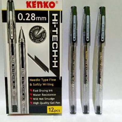 

Promo Terupdate Pulpen Hi-Tech-H Hitech Hitec Kenko / Joyko 0.28 mm Gel Pen HARGA SATUAN /PCS h73➱
