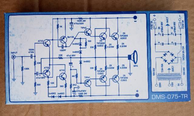 Kit power ampli OCL Setreo 150W-400 W