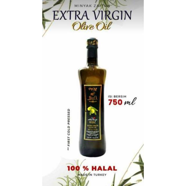 SUFI EXTRA VIRGIN OLIVE OIL 750ml MINYAK ZAITUN EVOO ORGANIC