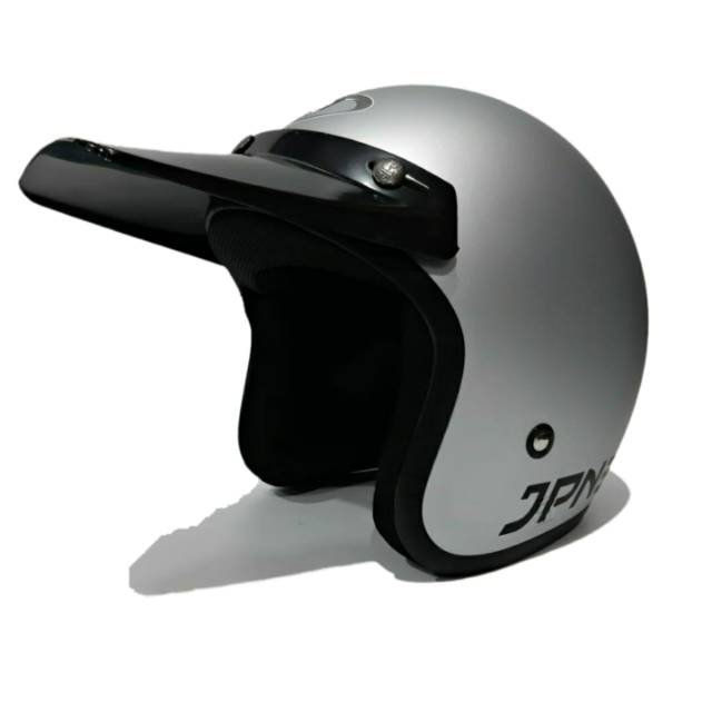 Helm Jpn Retro Silver Dof pet panjang