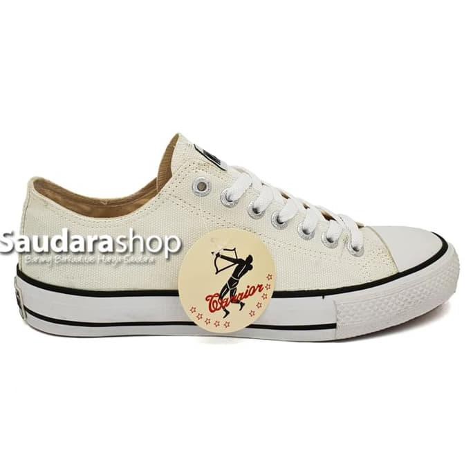 Sepatu Warrior Sparta Putih LC / Sepatu Warrior White Low / Warrior