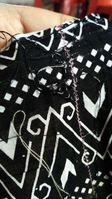 Tunic Batik Motif Bambu M L Xl Xxl