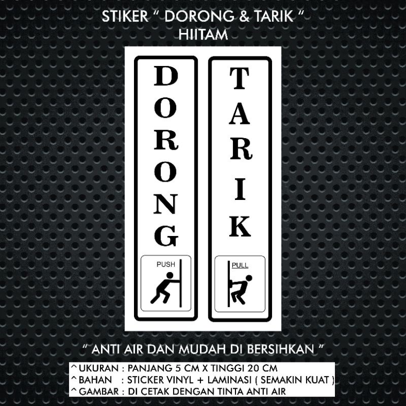 

Stiker Pintu Tarik Dorong Sticker Tarik Dorong Pintu Tulisan Tarik Dorong Stiker Pintu Dorong