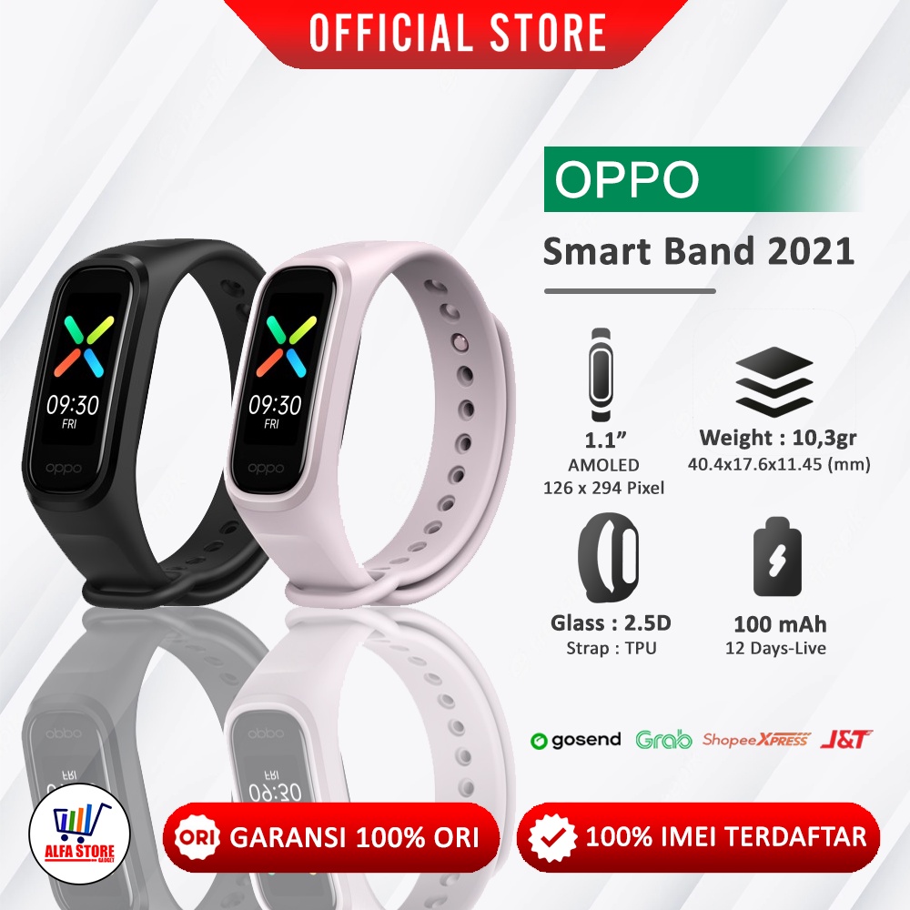 GARANSI RESMI OPPO SMARTBAND 2021/ OPPO BAND 2021 100%