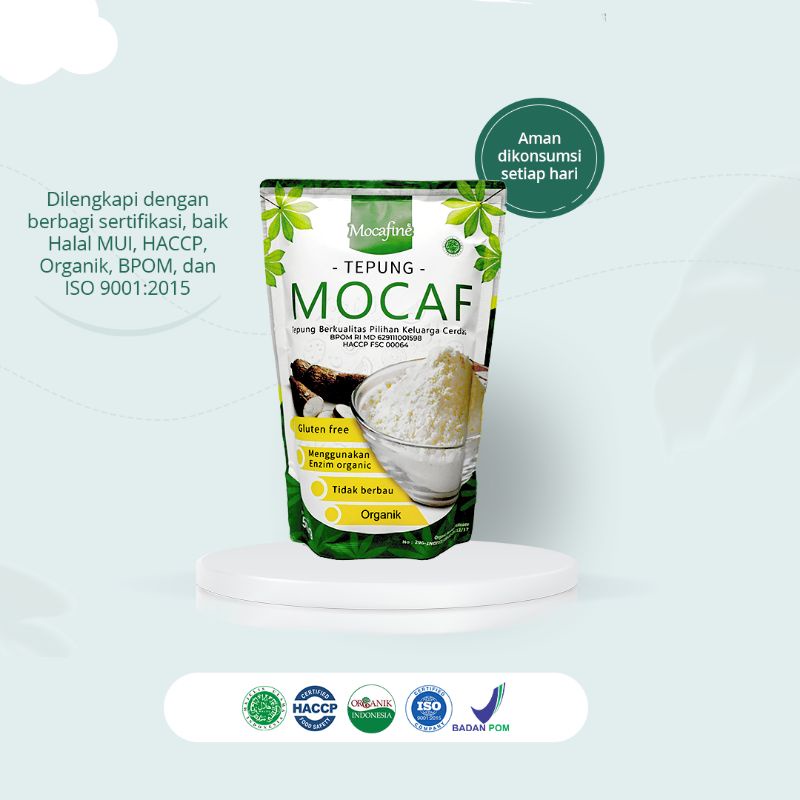 

Tepung Mocaf Gluten Free Mocafine 500 gr Gluten Free Mocaf Flour