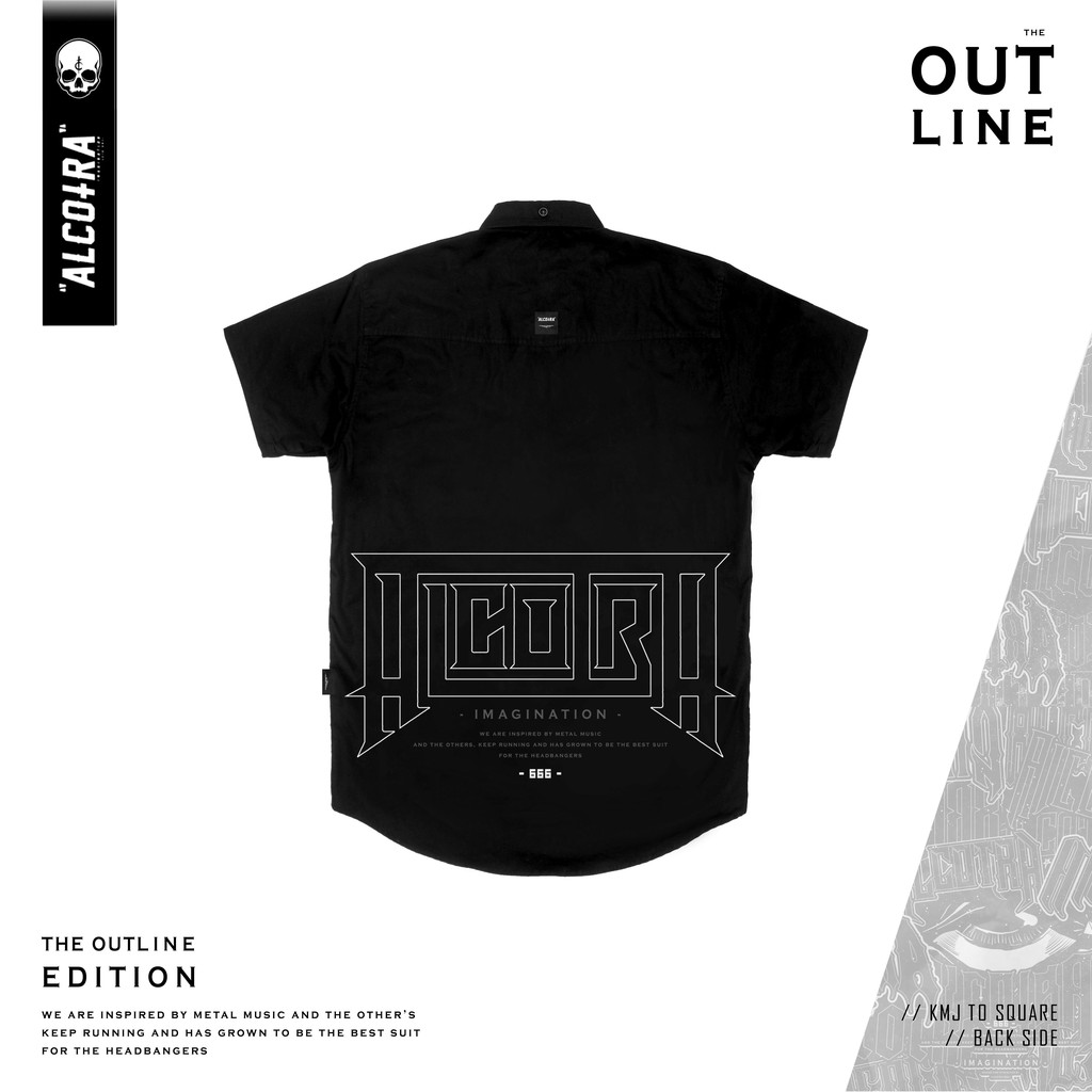 KMJ TO SQUARE / KEMEJA HITAM