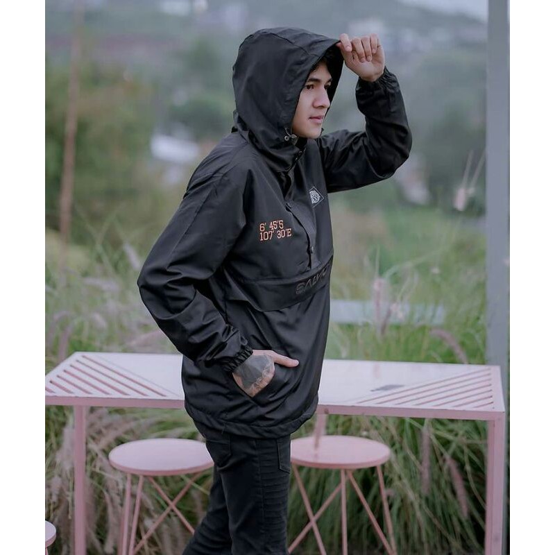 Jaket Cougle Hidden Jaket Parasut Pria Jaket Outdoor Salvio Salviohexia