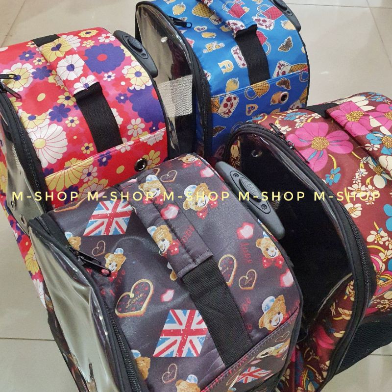 TAS TROLLEY untuk HEWAN KUCING ANJING KELINCI T