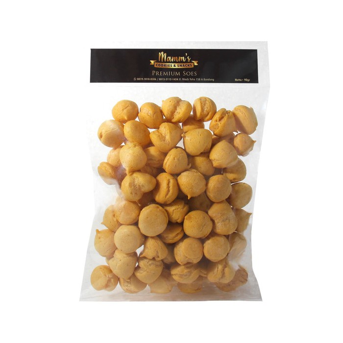

Sus Kering Premium Soes POUCH 90gr–Kue LebaranNatalImlekCemilan