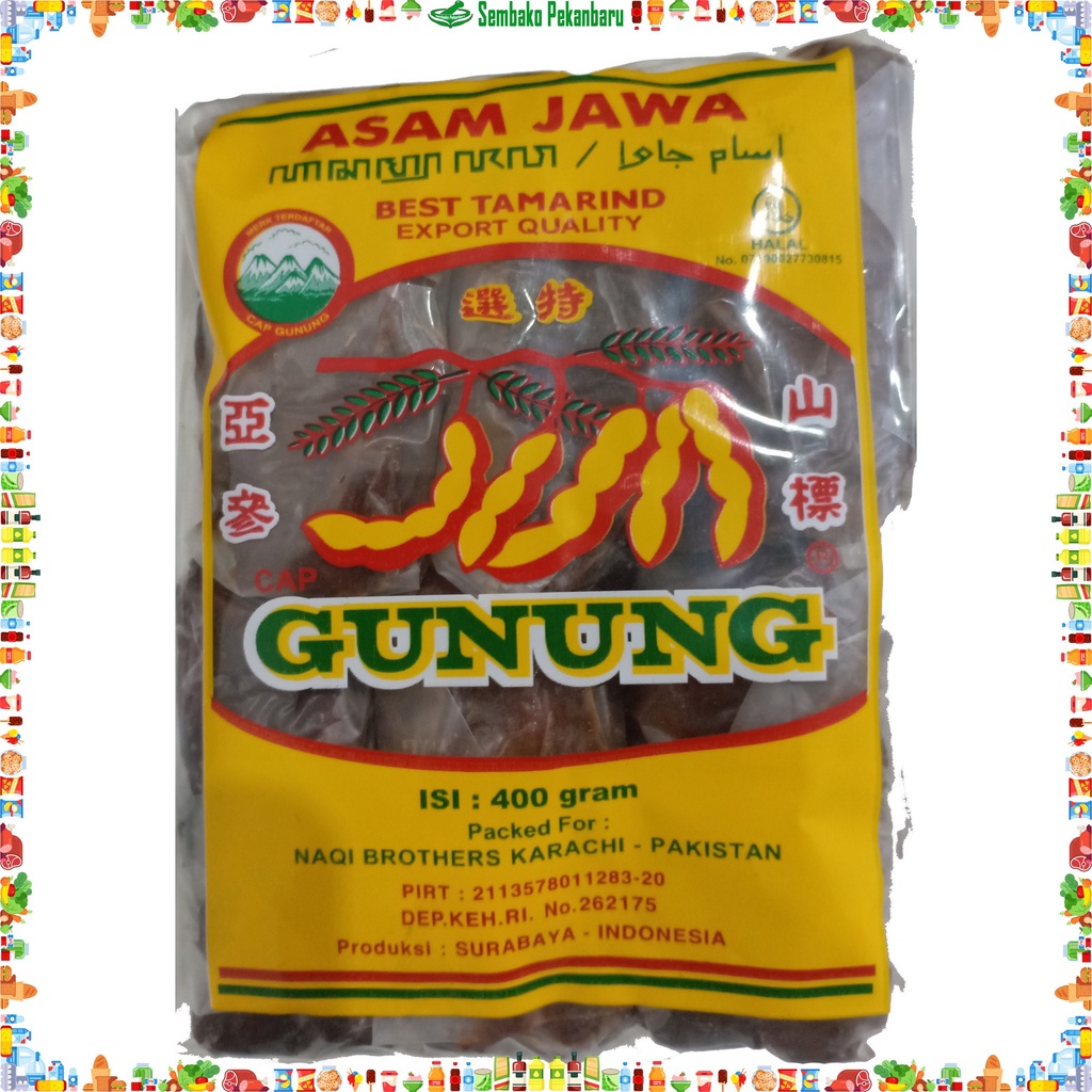 

Asam Jawa Cap Gunung 300gr Petak