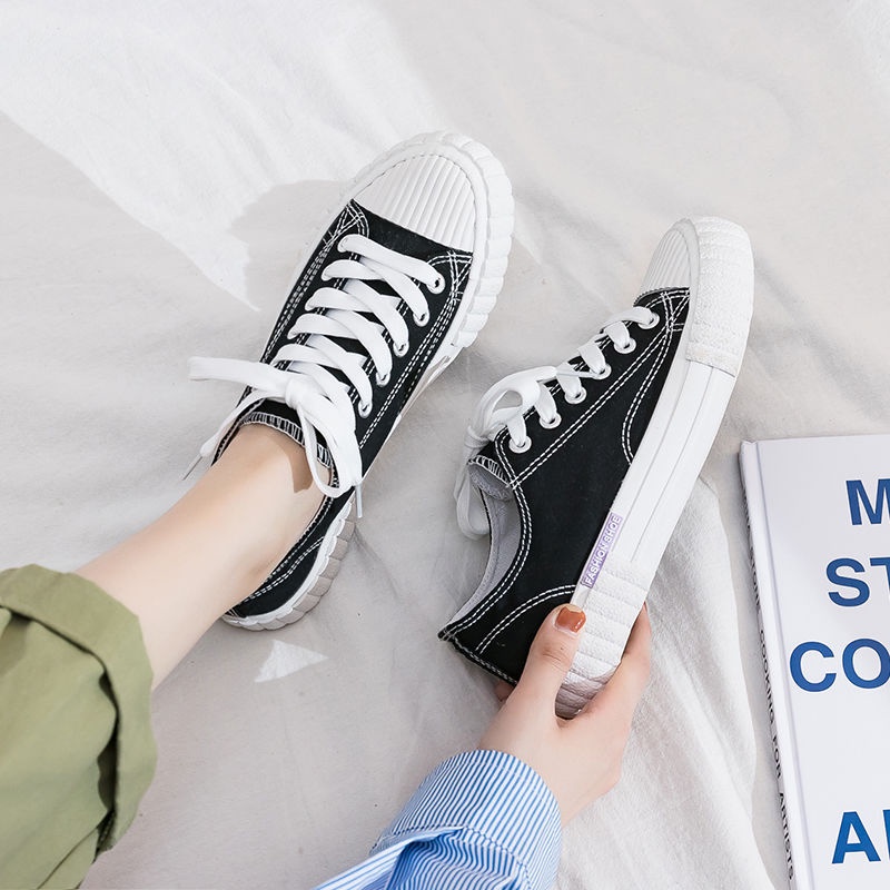 Favorite &quot;FREE BOX&quot; (Size 37 - 41) Sepatu Sneakers Pria/Wanita Korea Sneakers Kanvas Sepatu Cassual Stylish 9080