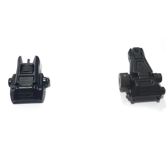 MBUS pro metal pisir lipat flip up sight for airsoft wgg gbb gbbr aeg | Mainan & Hobi | Aksesoris