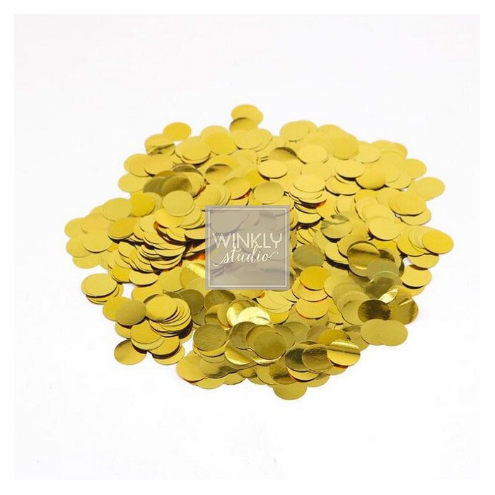 Confetti Bulat / Foil Confetti Balon / Confeti Popper Metalik 15 gram