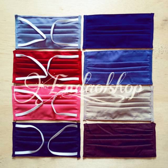 Masker kain tali karet