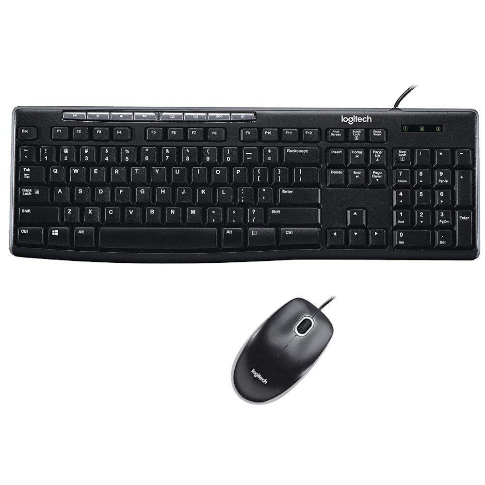 Keyboard Mouse Combo MK-200 MultiMedia Original - Garansi Resmi