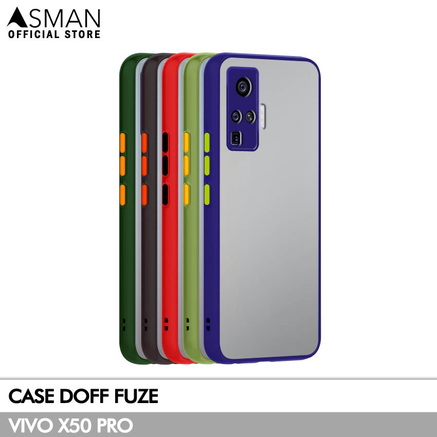 Asman Case Vivo X50 Pro Doff Fuze Premium Shield Protector