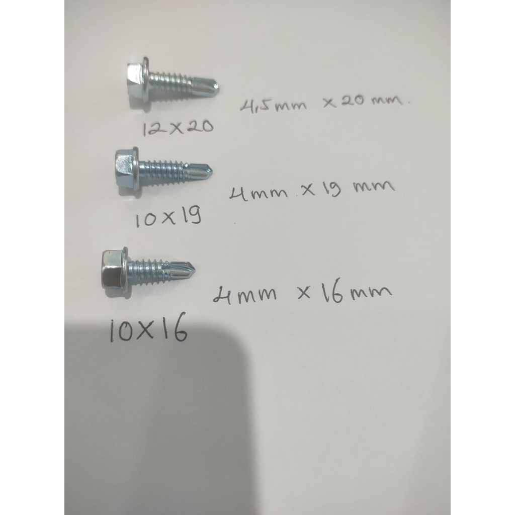 SKRUP BAJA RINGAN 10 X 19 (MOON LION) - per pak isi = 1.000 pcs